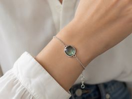 Armband Silber Labradorit facettiert 925 Sterling Silber neu