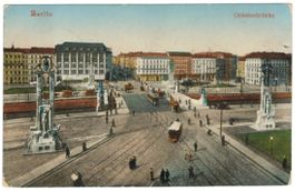 AK Berlin Oranienbrücke 1912 mit Tram