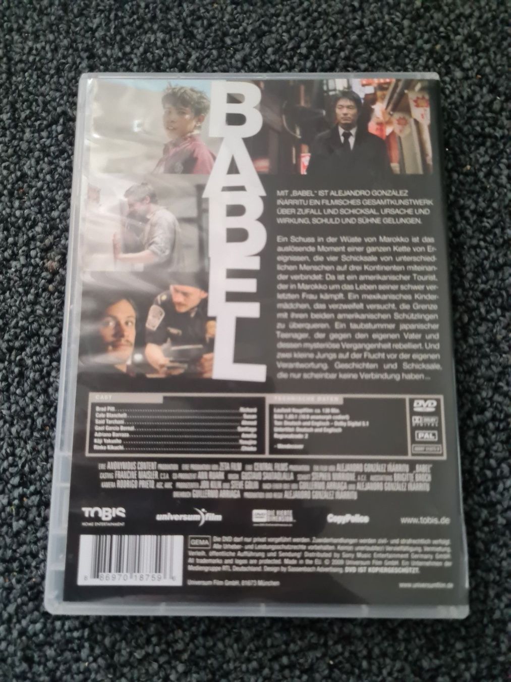 Tutti i DVDs: BABEL (10758) – Usato da Ruswil venduto da jan_bxl5 1