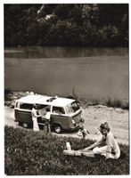 Fotografie Auto Volkswagen VW Bulli T2, 