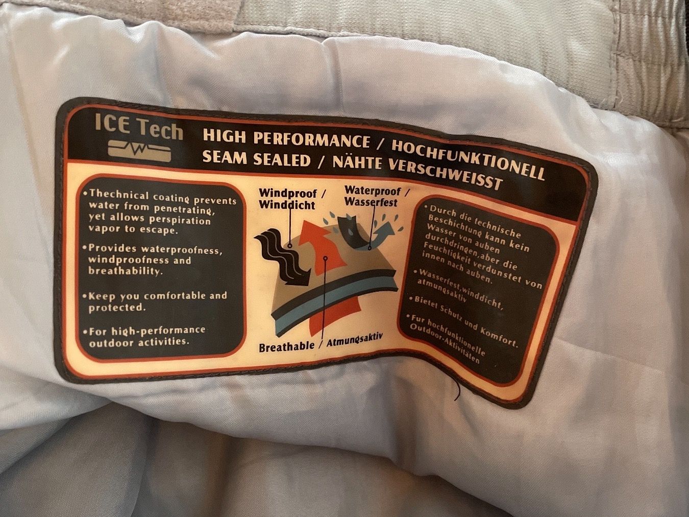 Icepeak Pantaloni: ICE Icepeak Gr. 152 hellblau Skihose – Usato da Heiden venduto da fam_797q 2