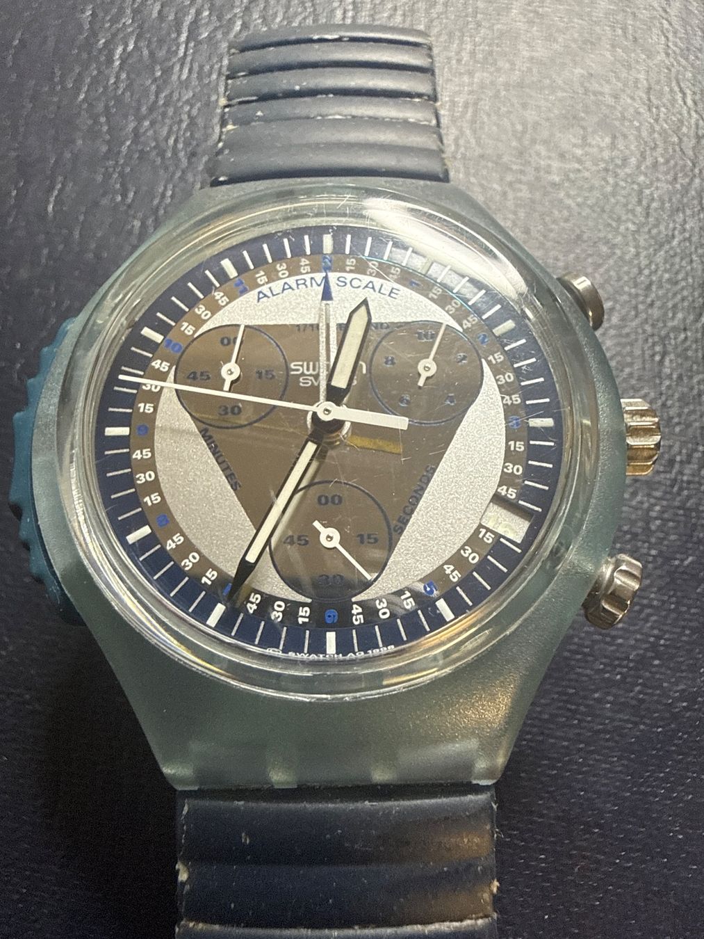 Swatch Uhren: Swatch Alarm Scale – Gebraucht aus Pfeffingen von Allhandelklgwatches
