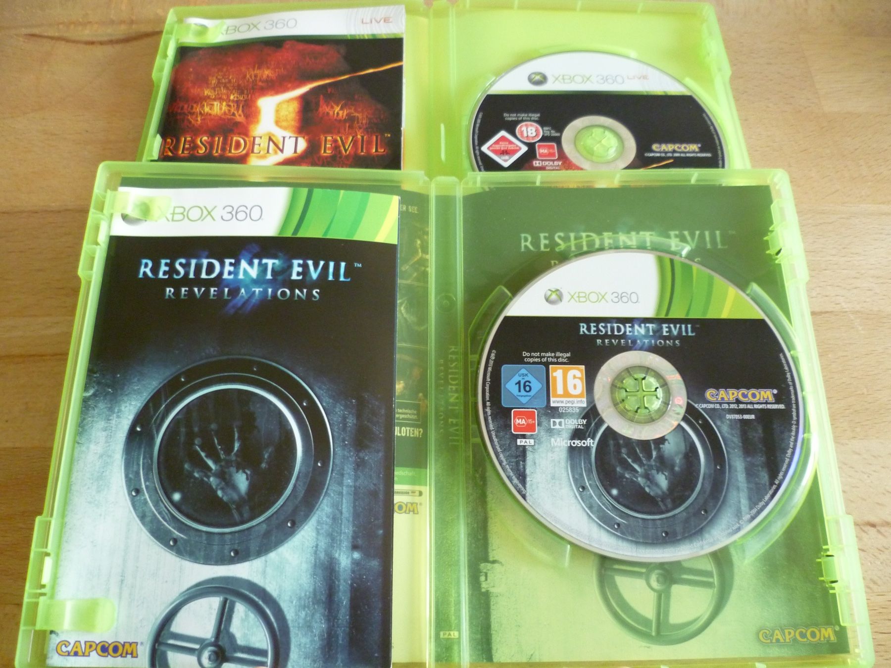 Microsoft Spiele: Resident Evil Revelations + Resident Evil 5 - Xbox 360 – Gebraucht aus Thalwil von ranx 1