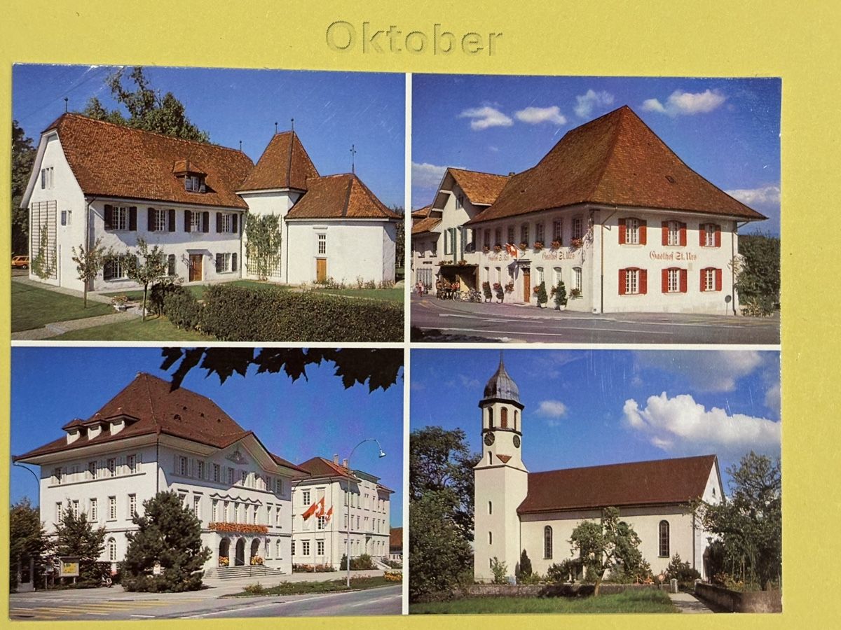 Cartoline postali: AK von Gebäude in Biberist / SO – Usato da Rümlang venduto da Kartenpost1