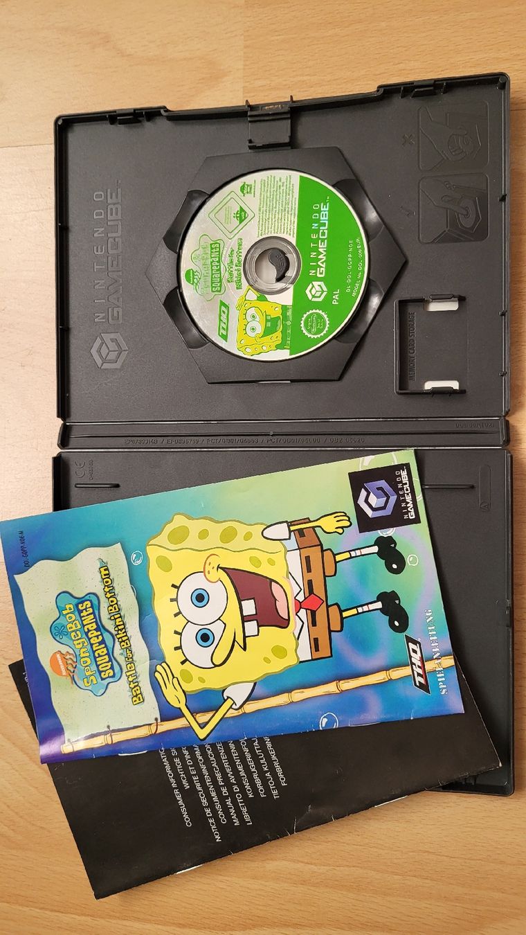 Nintendo Giochi: SpongeBob / Nintendo Gamecube Spiele Set.3x Kompl. – Usato da Biel/Bienne venduto da Retrohr 5