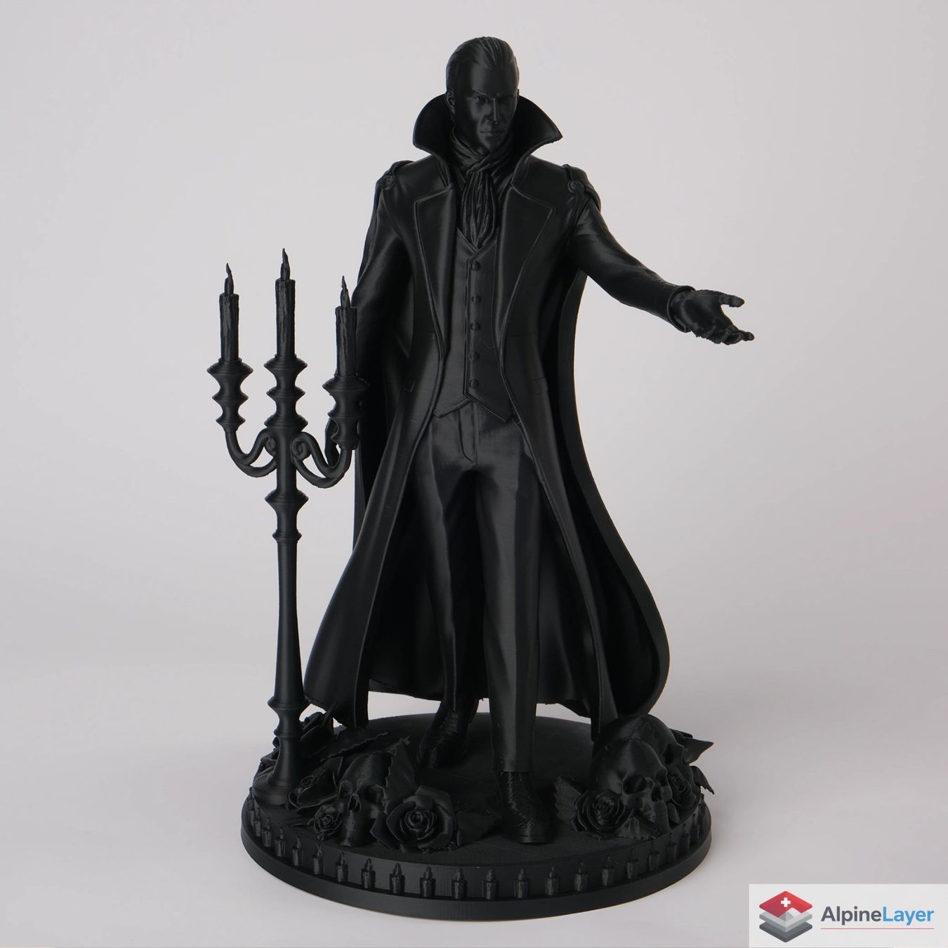 Skulpturen & Statuen: Dracula Lord Statue — Gothic Elegance - 3D Printed – Neu (gemäss Beschreibung) aus Losone von AlpineLayer 1