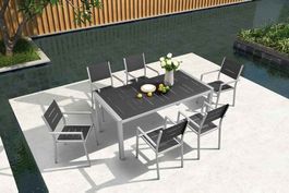 LUXUS  GARTEN OUTDOOR ESSTISCH SET SONDERANGEBOT 799.-
