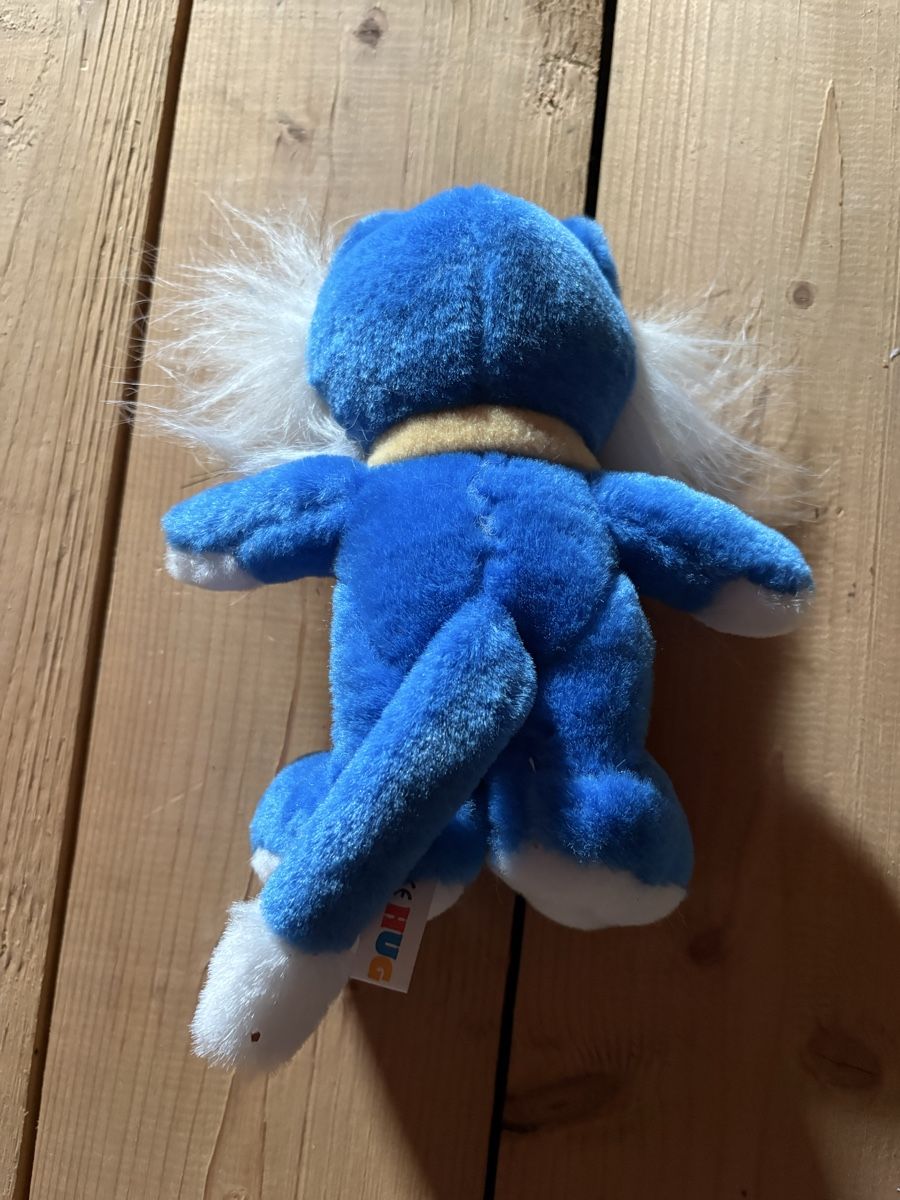 Giocattoli: Hug Plüschkatze blau mit Schal  – Usato da Buchrain venduto da Sisi83 1