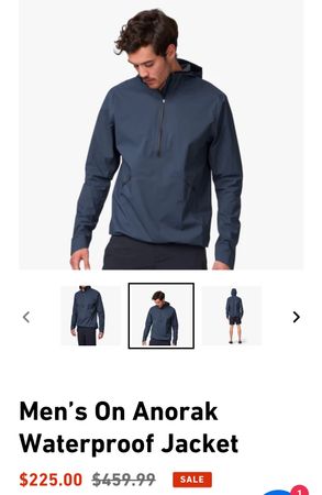 Wasserdichte Jacke ON Switzerlan NP 390 chf