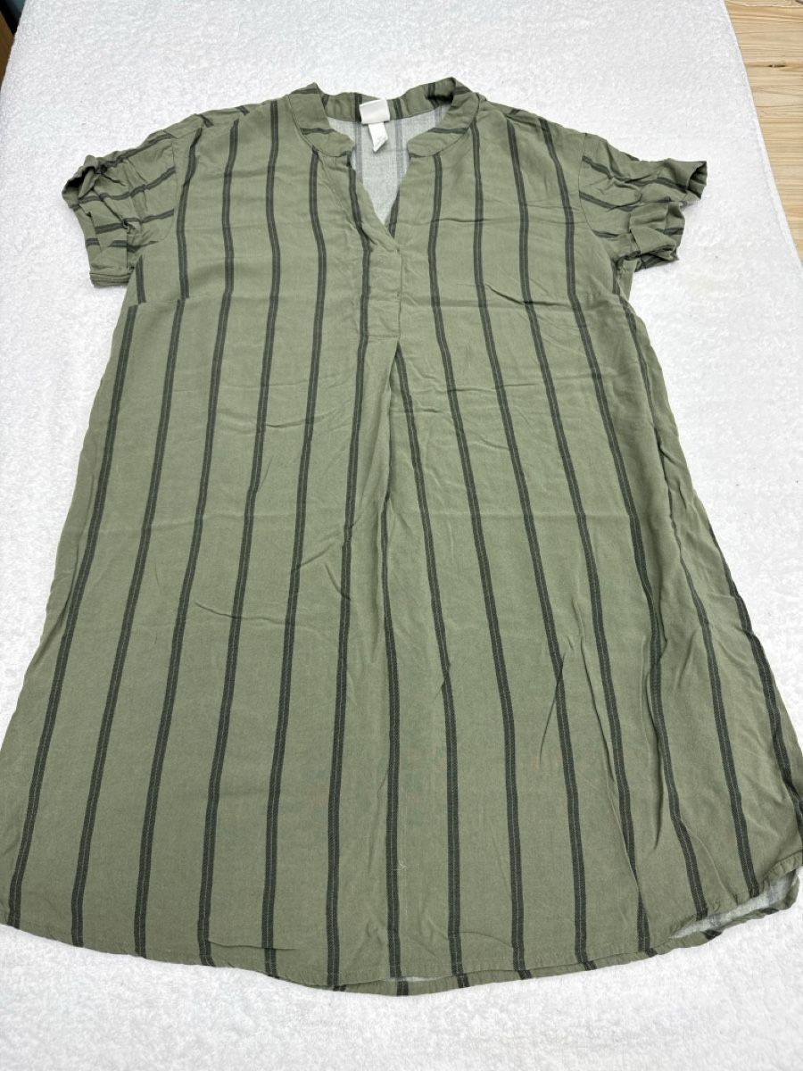 H&M Vestiti: Robe H&M rayée kaki taille 36 EUR – Usato da Chenens venduto da anasantos90