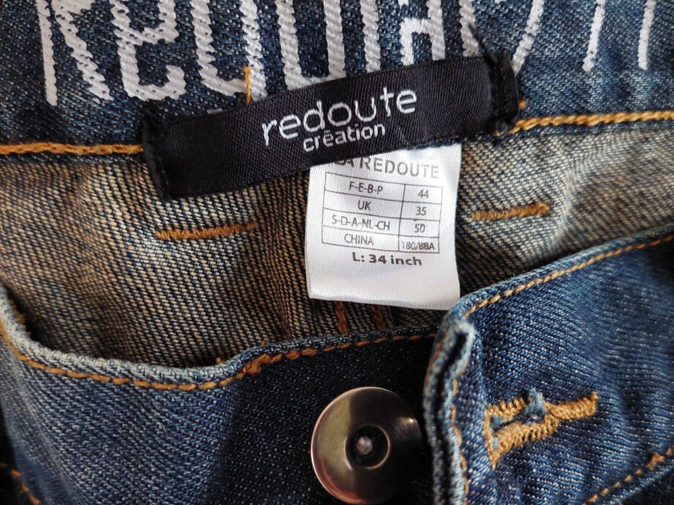 La Redoute Jeans: Herren Jeans Grösse 50 L 34 inch – Nuovo (secondo la descrizione) da Rütihof venduto da cla_v8dy 7