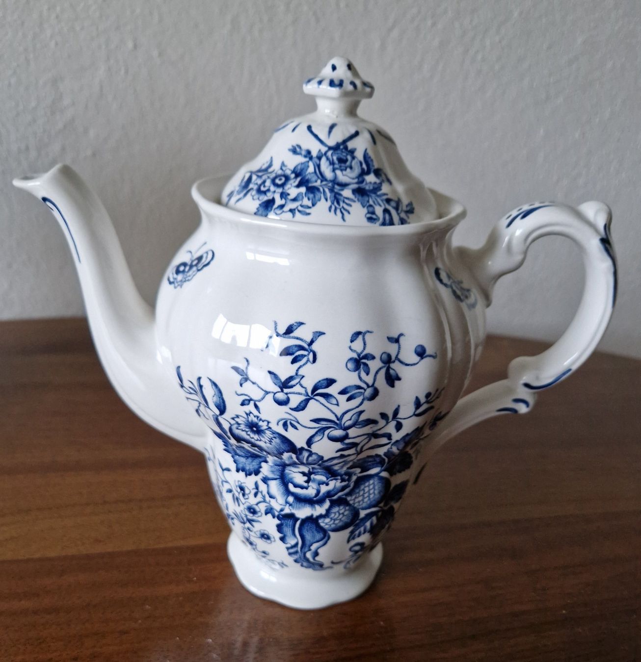 Teekannen: Tee und Kaffeekanne / Peony/ England – Gebraucht aus Bern von Antikbatik 4