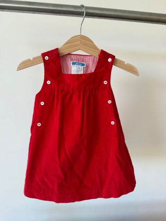 Jacadi – Jolie robe rouge – 9-12 mois – Comme neuve
