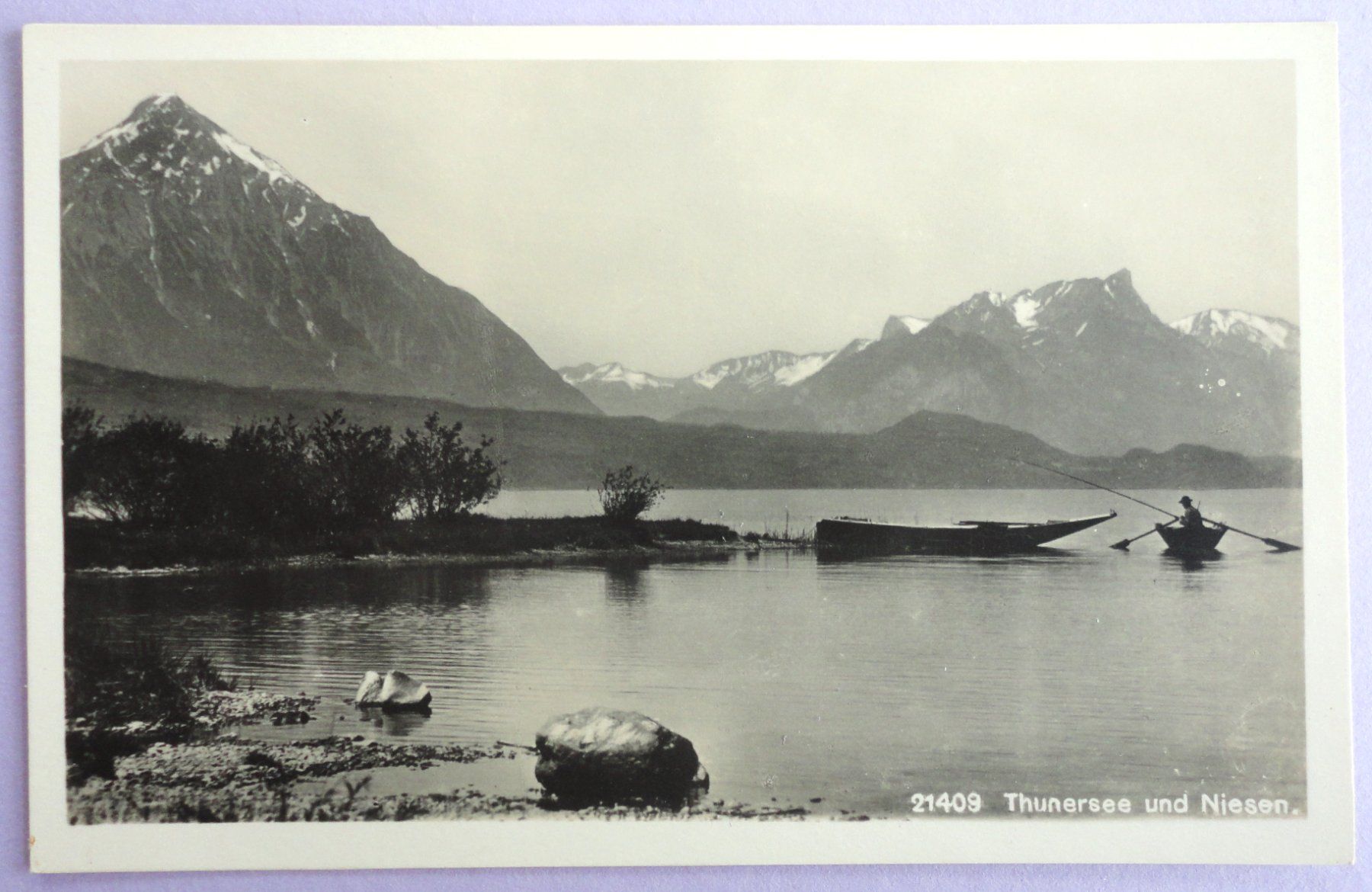 Cartoline postali: Thunersee und Niesen – Usato da Fétigny venduto da Billy2miny
