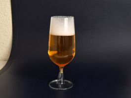 Scherzartikel Bierglas, Bier das nicht getrunken werden kann