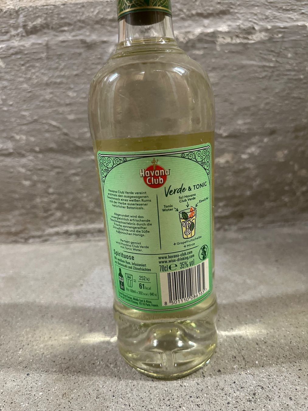 Havana Club Bevande alcoliche: Havanna Club Verde, White Rum – Nuovo e nell'imballaggio originale da Zürich venduto da kuszi 1