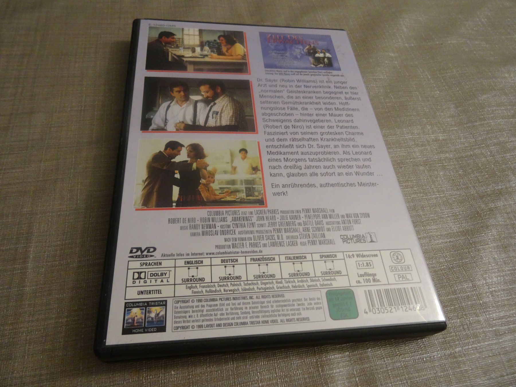 Tutti i DVDs: Zeit des Erwachens DVD - Robert De Niro, Robin Williams – Usato da Olten venduto da Disc-Verkauf 2