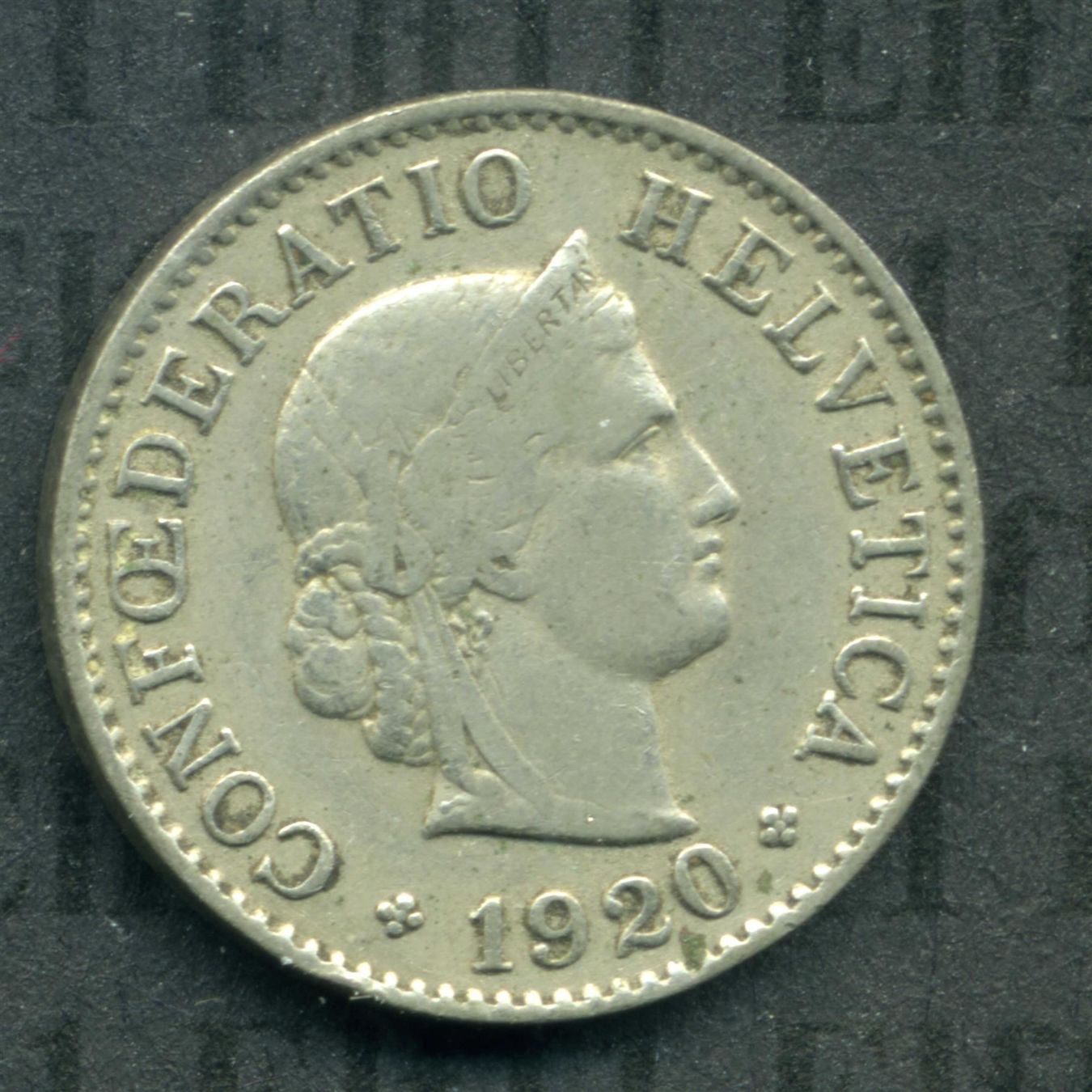 Tutti le monete: CHF___0.05 1920 -ss 5 Rappen – Usato da Widnau venduto da Elf11