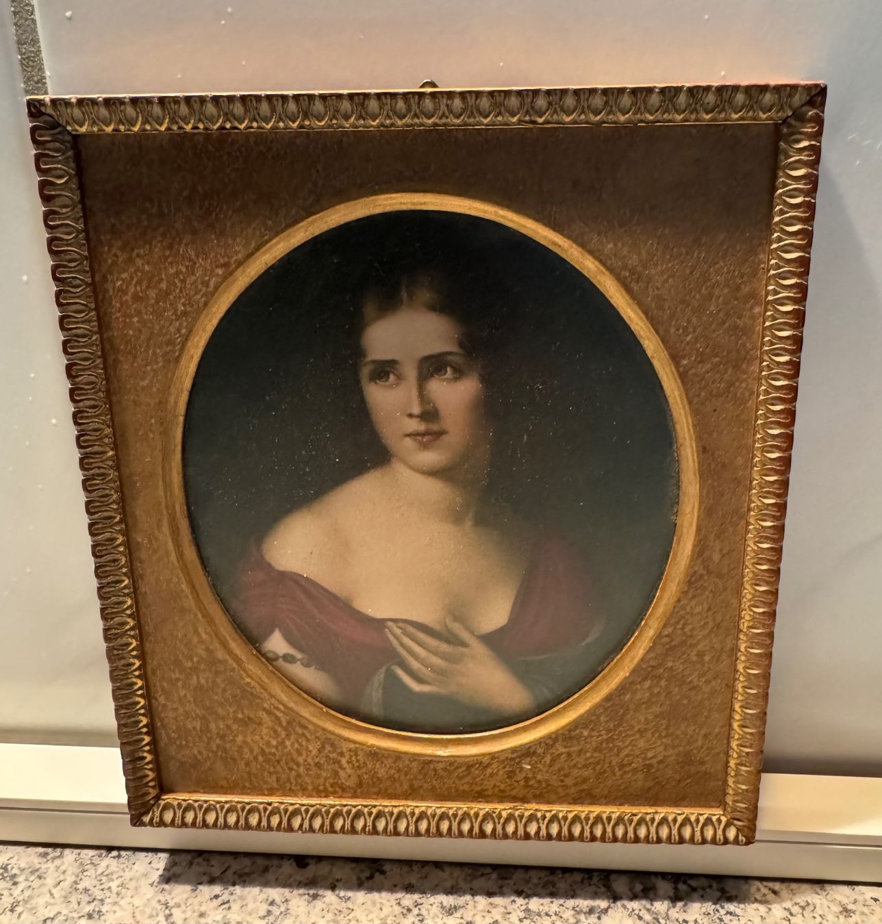 Foto & Immagini: Antikes gerahmtes Portrait "La bella Greca" Winterthur – Usato da Neftenbach venduto da Rose40 2
