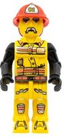 Lego Minifigur "Fireman in Hat #01" (js001)