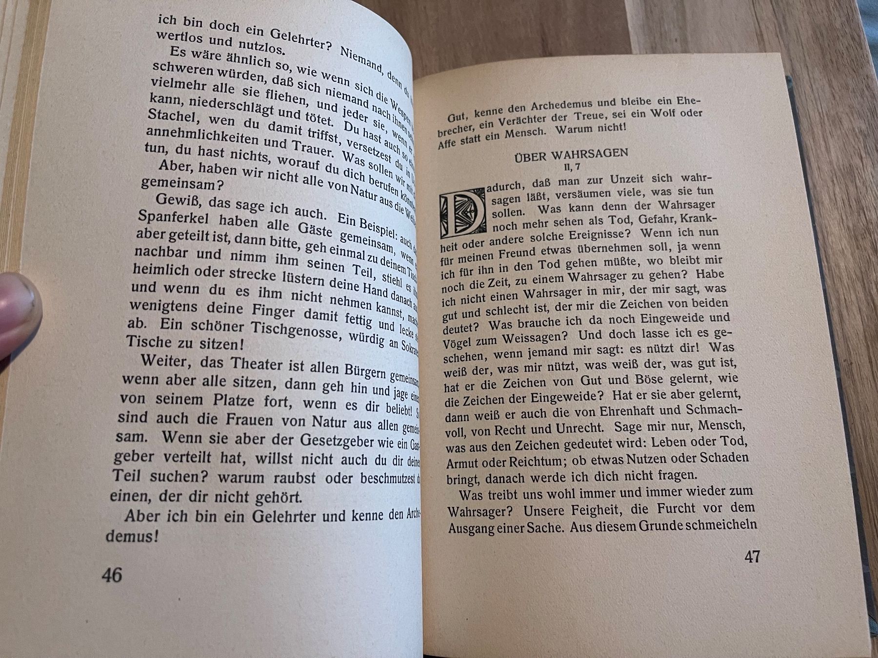 Libri: Antikes Buch "Unterredungen mit Epiktet" 1905 – Usato da Zuerich venduto da Dorsi 4