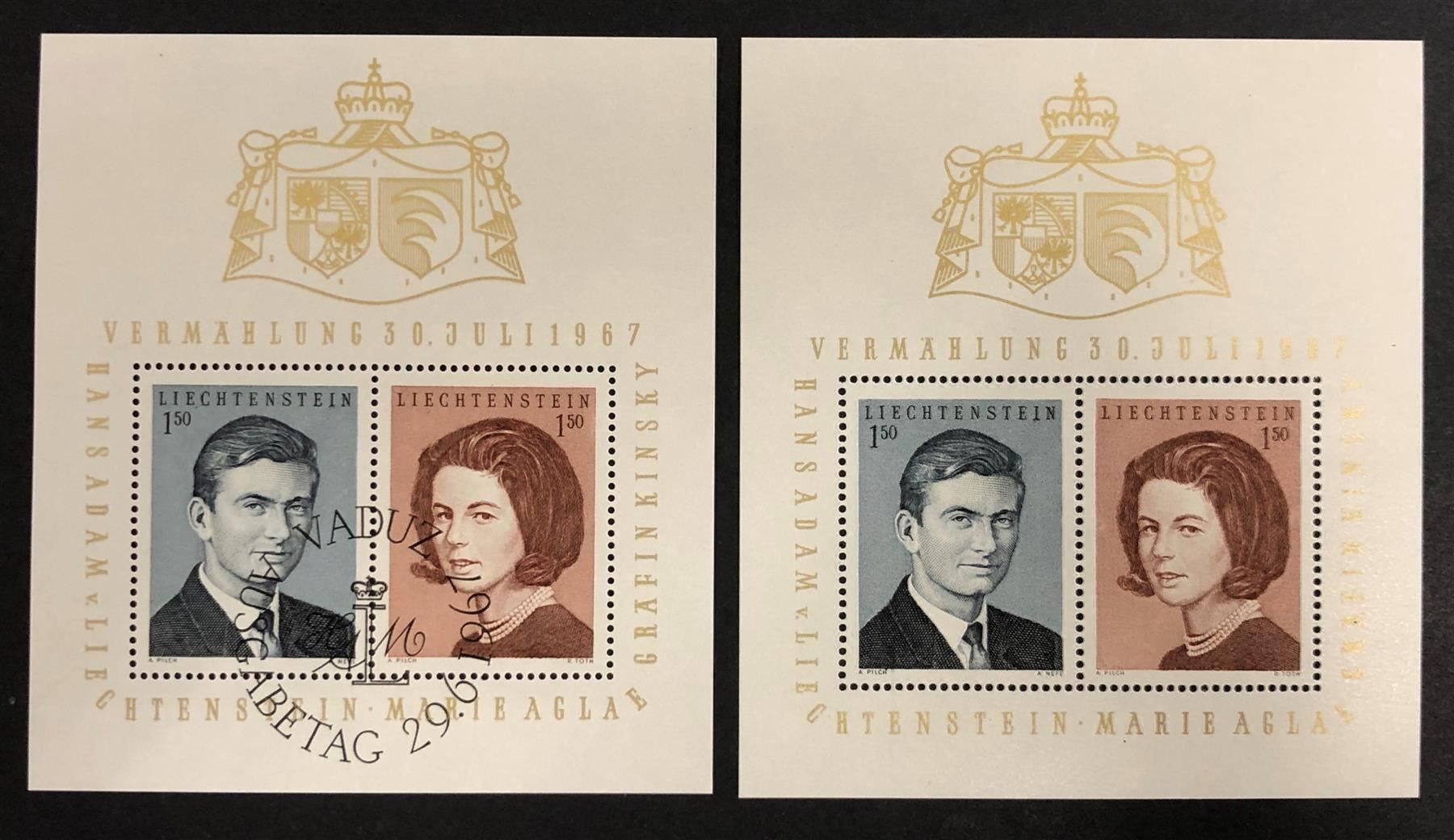 Tutti i francobolli: VERMÄHLUNG 1967**/ET/FDC – Nuovo (secondo la descrizione) da Oberwil BL venduto da SALOB