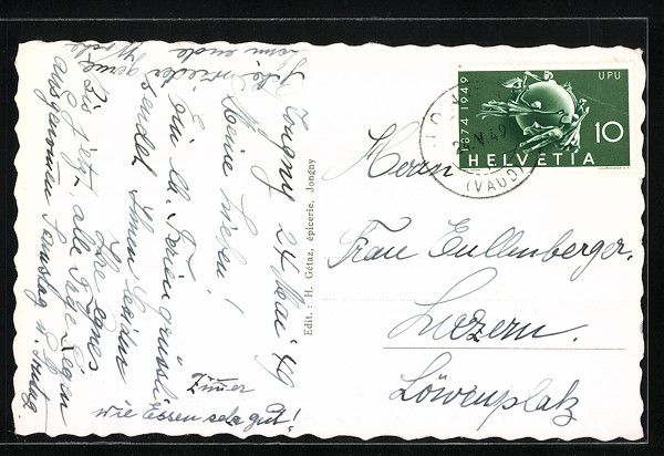 Cartoline postali: AK Jongny, Maison de Vacances CO-OP – Usato da Berlin venduto da bartko-reher 1