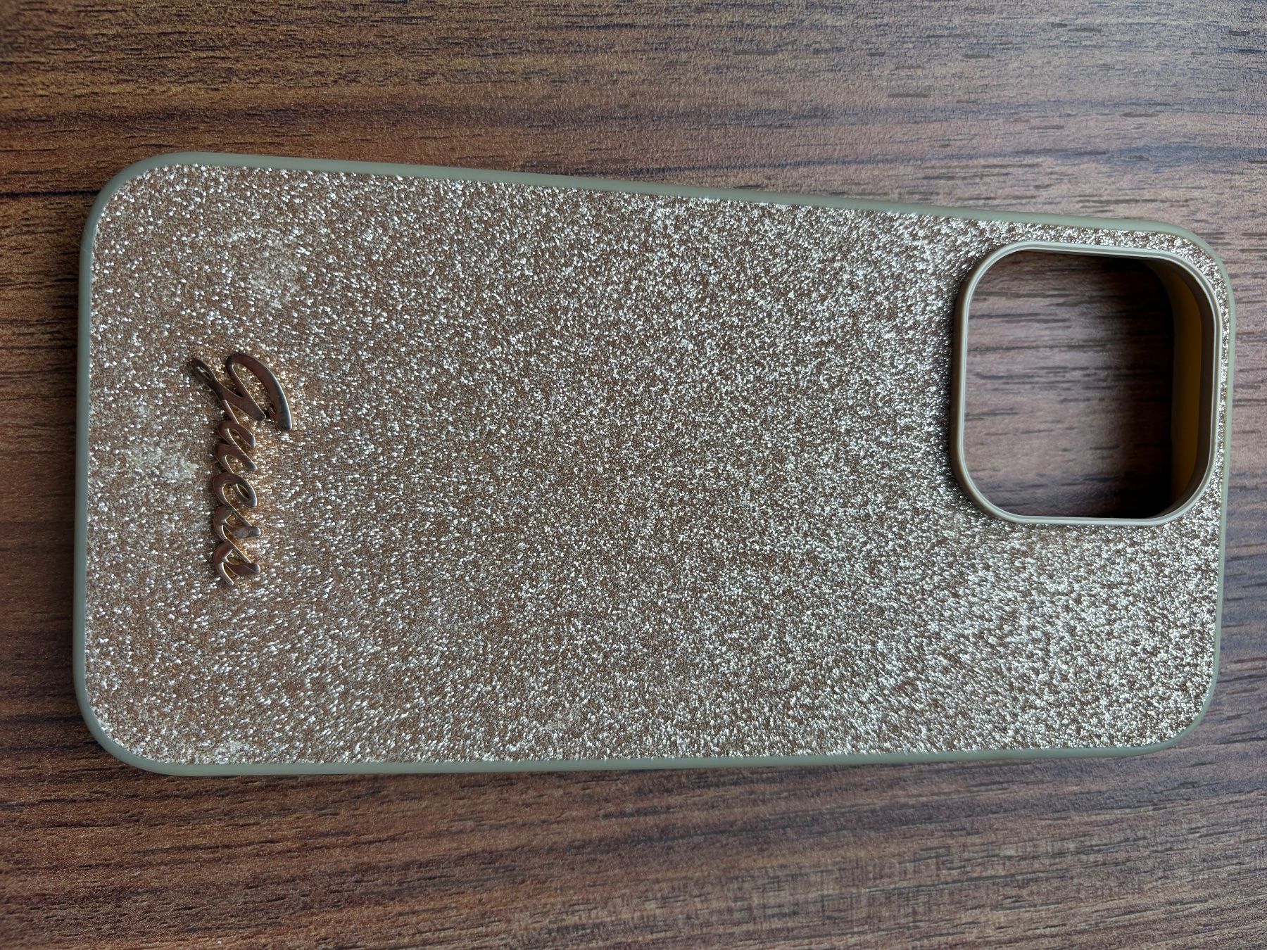 Guess Cover & Protezioni schermo: Guess Gold Glitzer Handyhülle iPhone 15 Pro – Nuovo (secondo la descrizione) da Eglisau venduto da kzo_gm8c