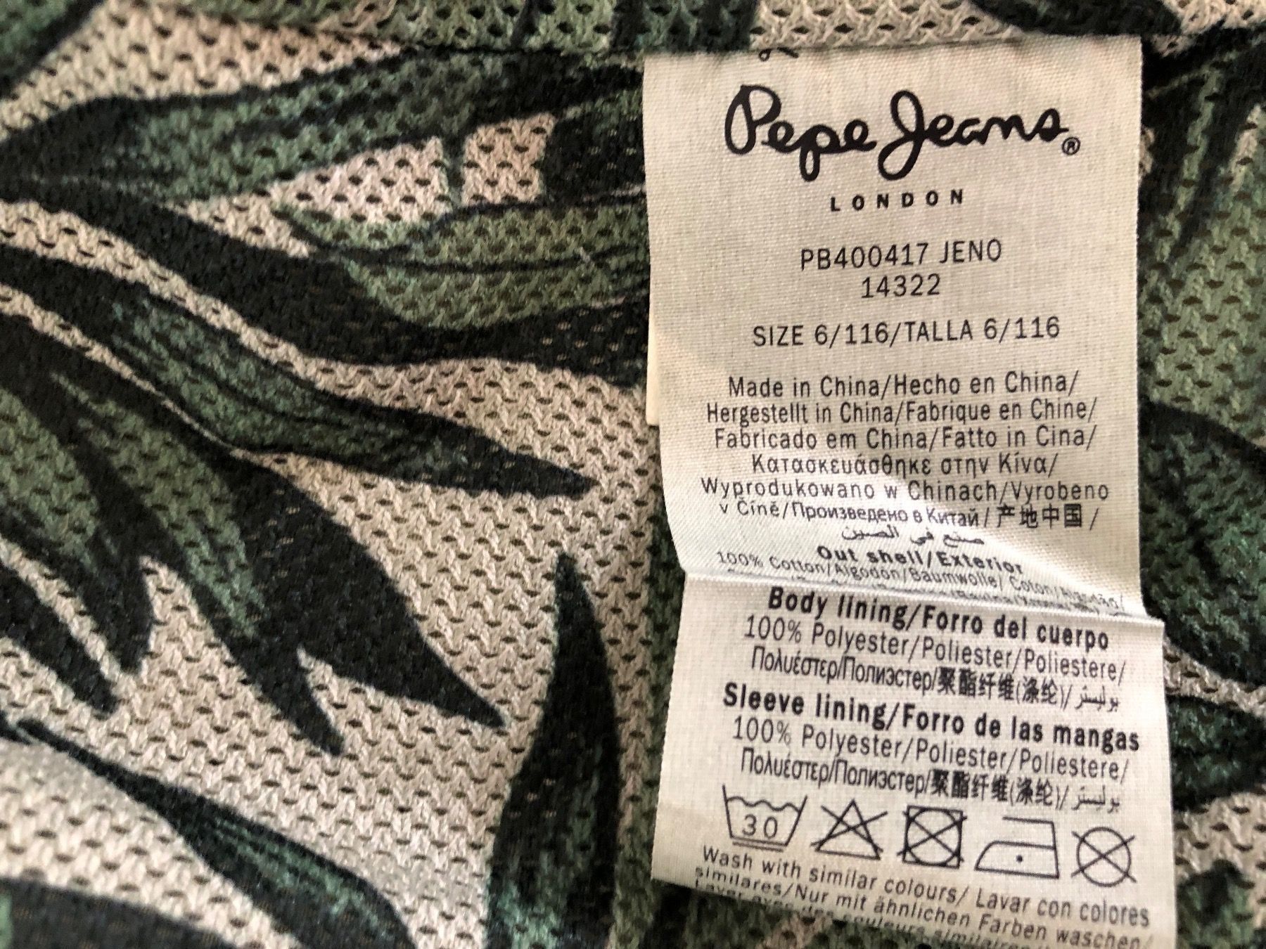 Pepe Jeans Jacken & Mäntel: Pepe Jeans Übergangs Jacke Gr. 116 – Gebraucht aus Obergerlafingen von cabo4 3