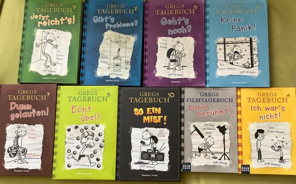 9 Bücher GREGS TAGEBUCH Kaufen auf Ricardo