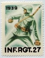 Soldatenmarke 2.WK, Infanterie Rgt 27, 1939, Wi Inf 273