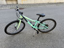 Crosswave Kinderfahrrad mintgrün wenig gebraucht
