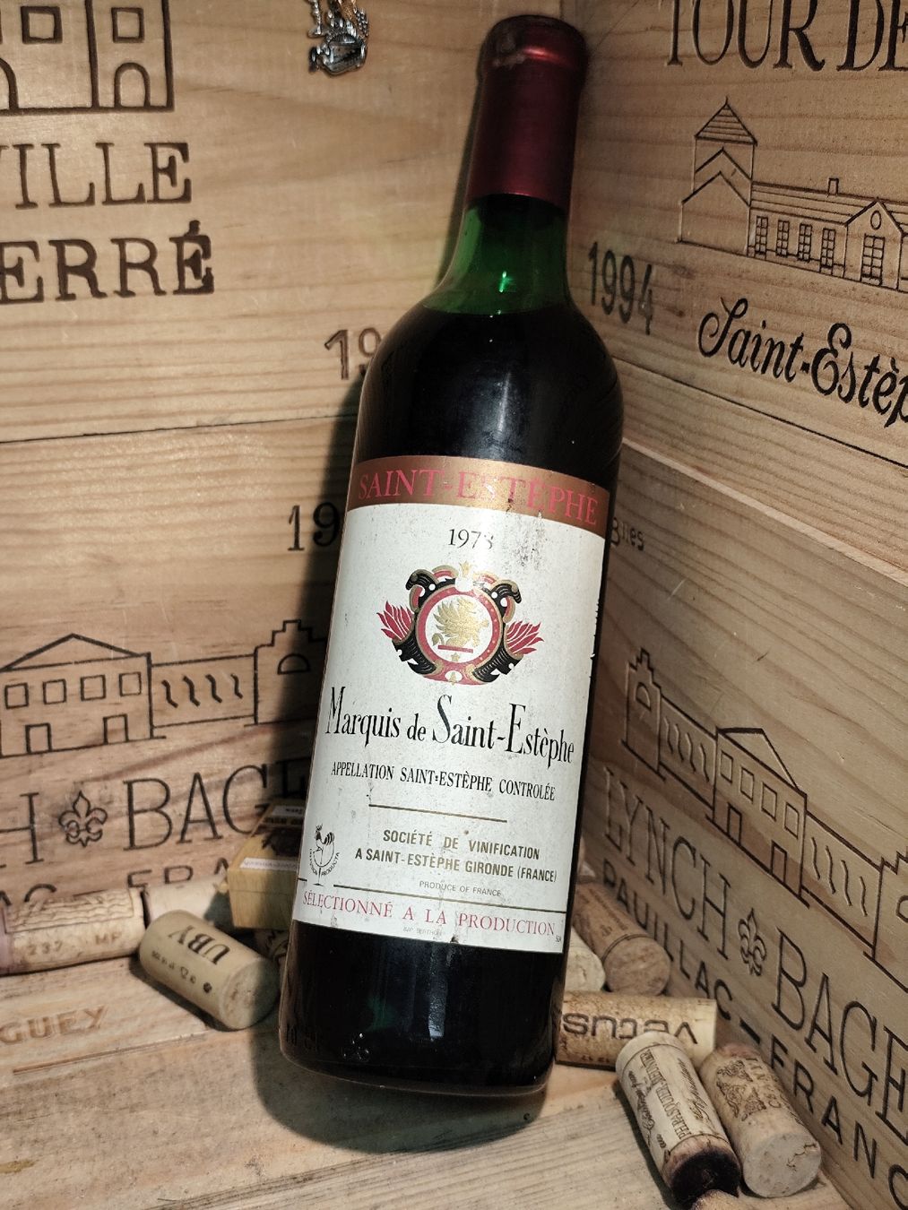 Vino: 1978 Marquis de Saint-Estèphe – Nuovo e nell'imballaggio originale da Büsserach venduto da Vintage-vins 3