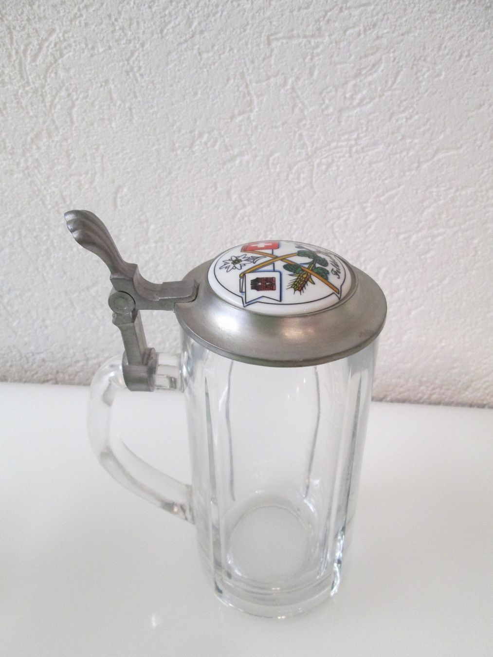 Bicchieri: Altes Bierglas mit Zinndeckel – Usato da Movelier venduto da KRASI61 1