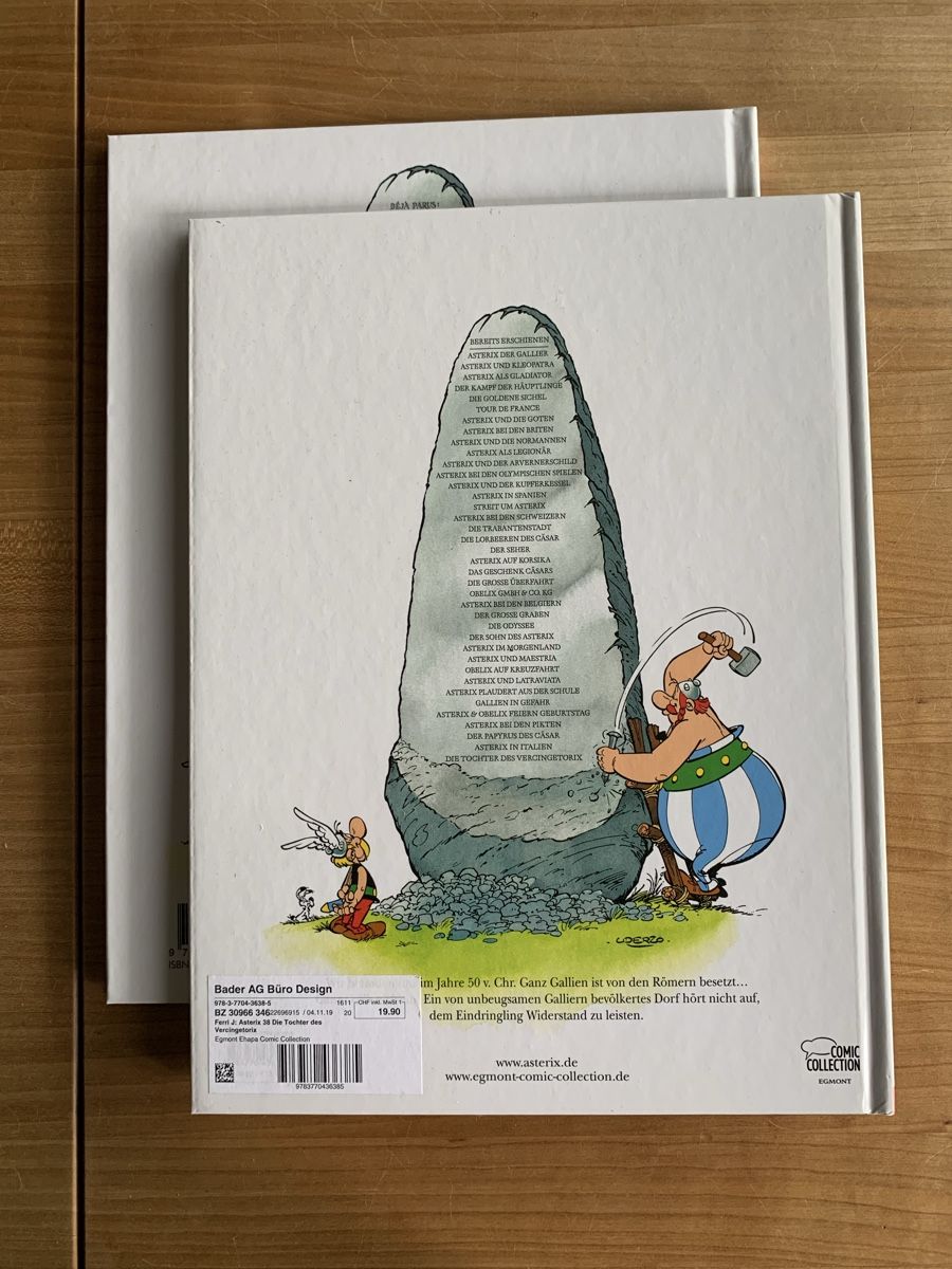 Fumetti: Asterix Comic: Die Tochter des Vercingetorix + Transitalique – Nuovo (secondo la descrizione) da Aarwangen venduto da ChristineHoKa 1