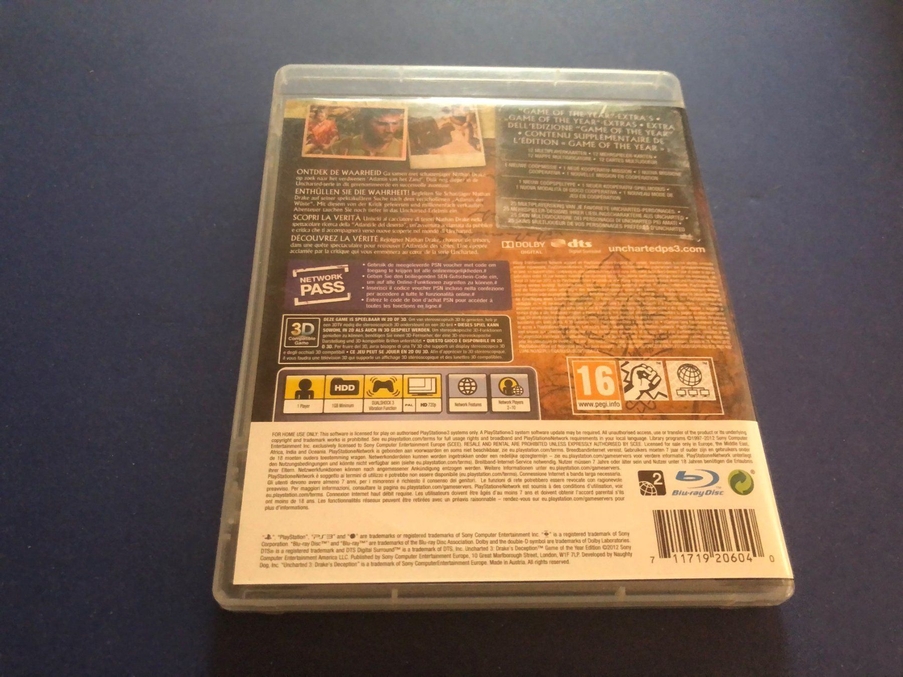 Sony Jeux: UNCHARTED 3 DRAKES DECEPTION – D'occasion à Hägendorf par Briansgameshop 1