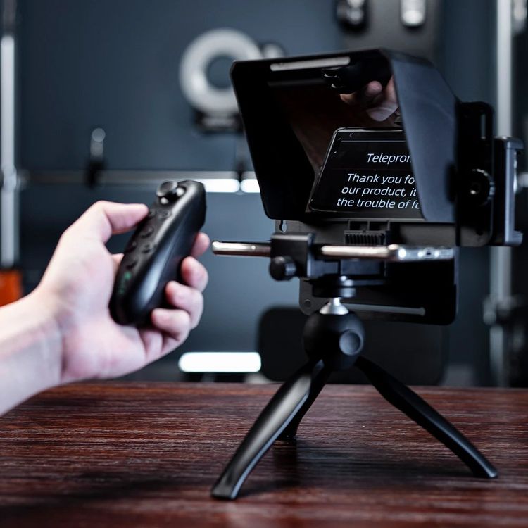 Keenso Draagbare Teleprompter voor Smartphonetablet SLR -camera