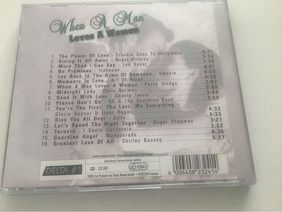 CD: When A Man Loves A Woman / 2002 – Usato da Dübendorf venduto da Shreck 1