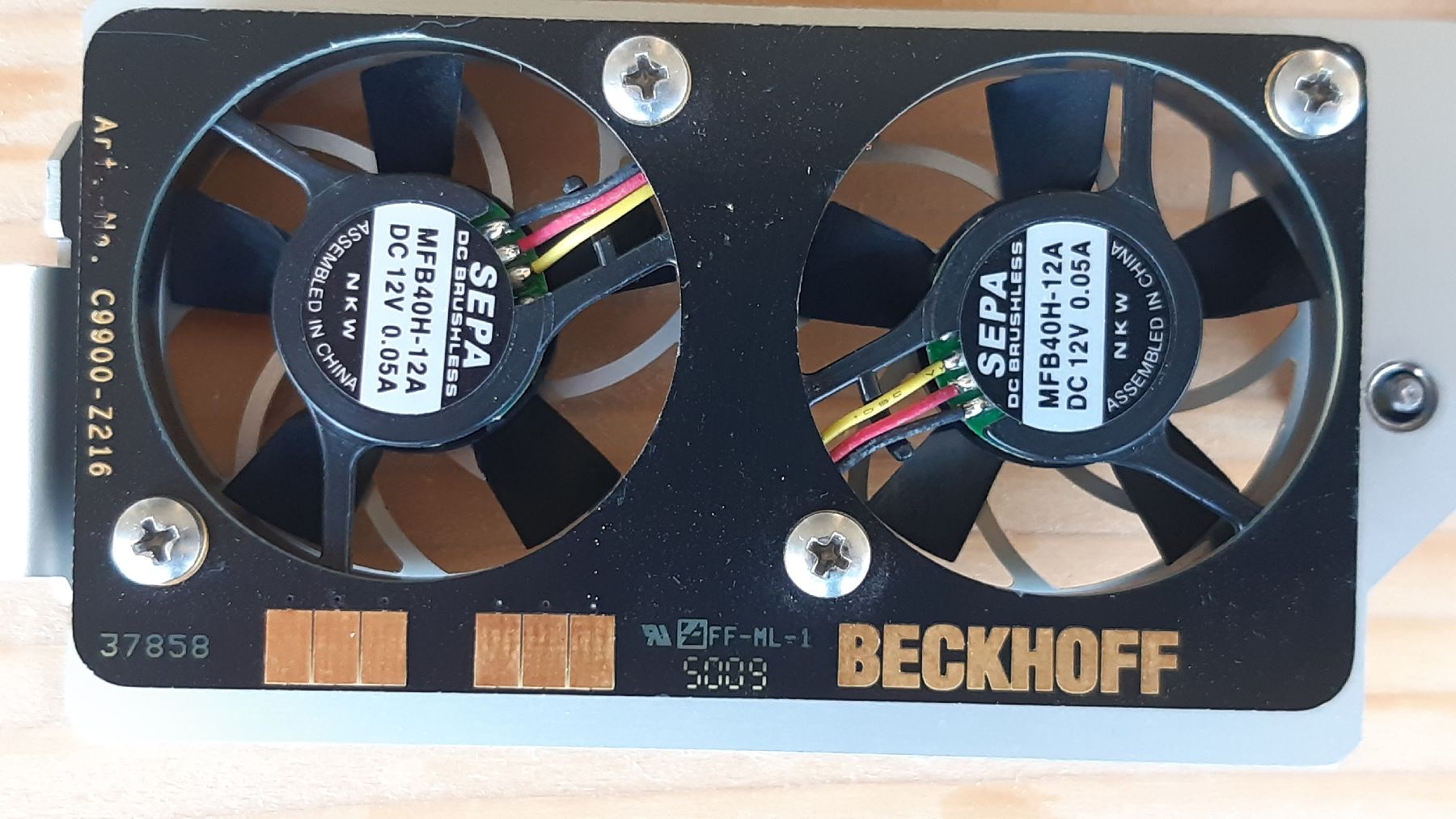Beckhoff Componenti elettronici: Beckhoff Lüftermodule, 9 Stk. – Usato da Oey venduto da Parkplatzbrocki 1