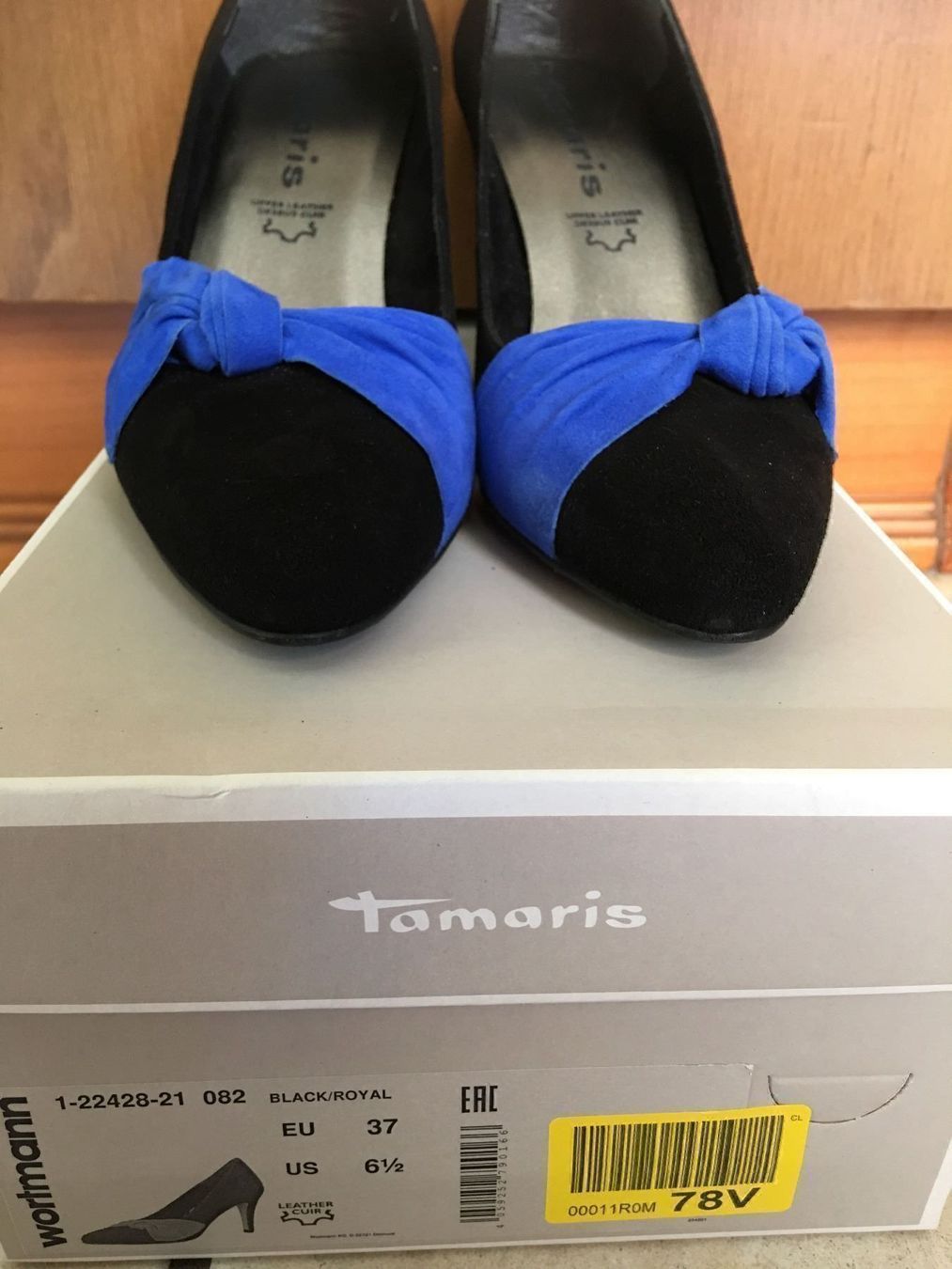 Scarpe da donna: Pumps, schwarz-blau, Leder,37 – Nuovo (secondo la descrizione) da Cugnasco venduto da isolaverde 5