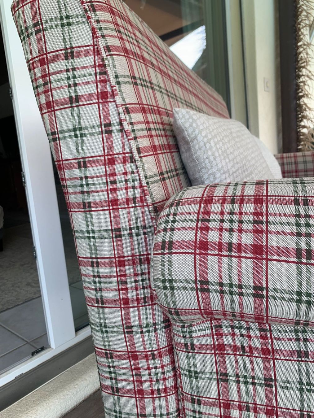 Divani: Sofa Zweiplätzer Karo-Muster – Usato da Hallwil venduto da Lima98 1