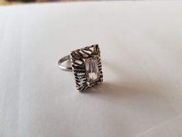 Ring 925 Silber, drei Punzen, sehr guter Zustand