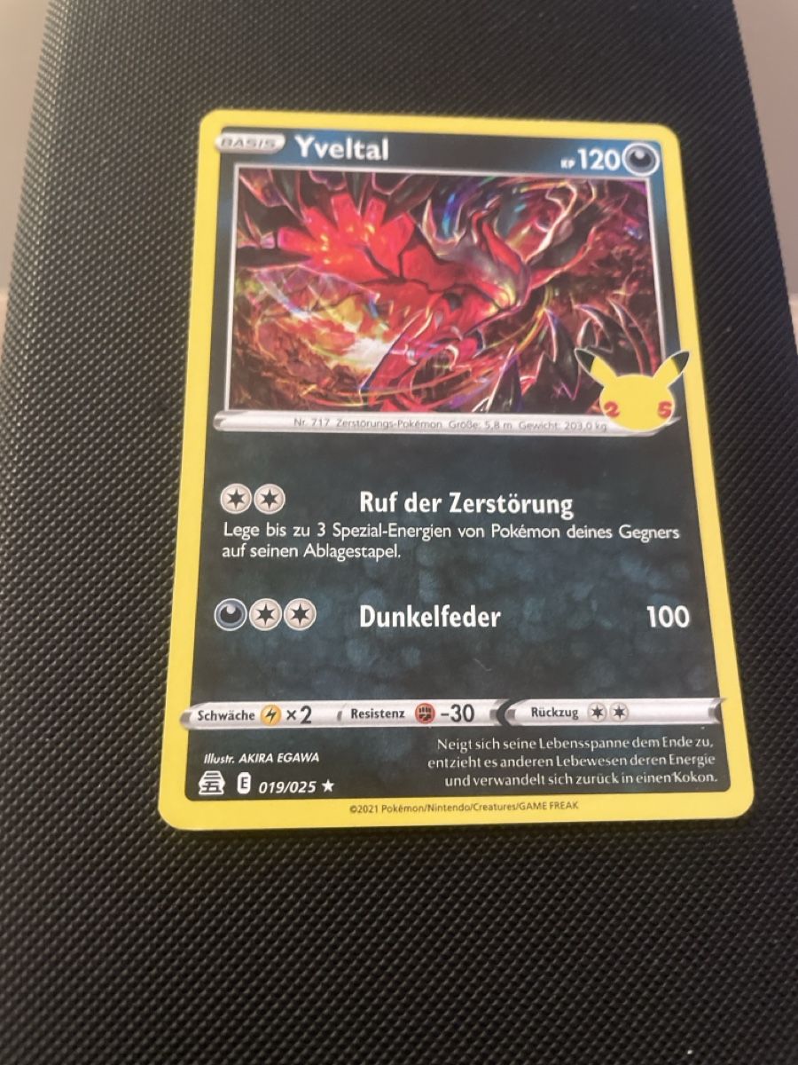 Pokémon Carte collezionabili: Pokemon Yveltal Celebrations Holo DE – Nuovo (secondo la descrizione) da Bellach venduto da Pokemam