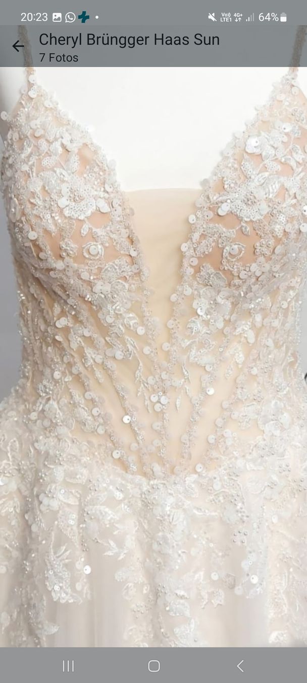 Vestiti: NEUES wunderschönes BRAUTKLEID Modell: Dolce D 2409 – Nuovo e nell'imballaggio originale da Turbenthal venduto da tirare 4