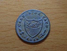 Waadt / Vaud: 2 1/2 Rap 1816 +++TOP+++