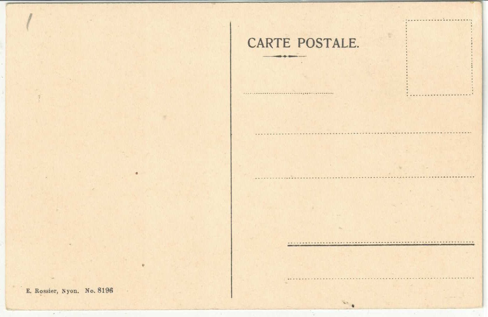 Cartes postales: Chalets de Fenestral - Litho – D'occasion à Ettingen par Kartenplanet 1