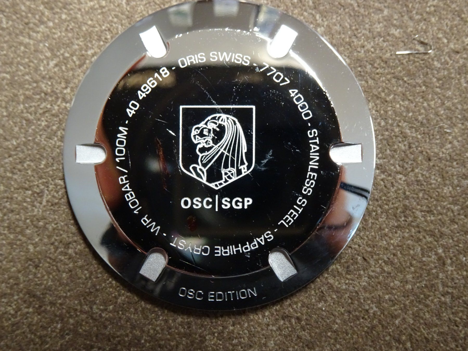 Oris Montres: Gehäuseböden Oris OSC – D'occasion à Winterthur par Sintoras01 3