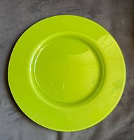 4 Glasteller oder als Platzteller verwendbar