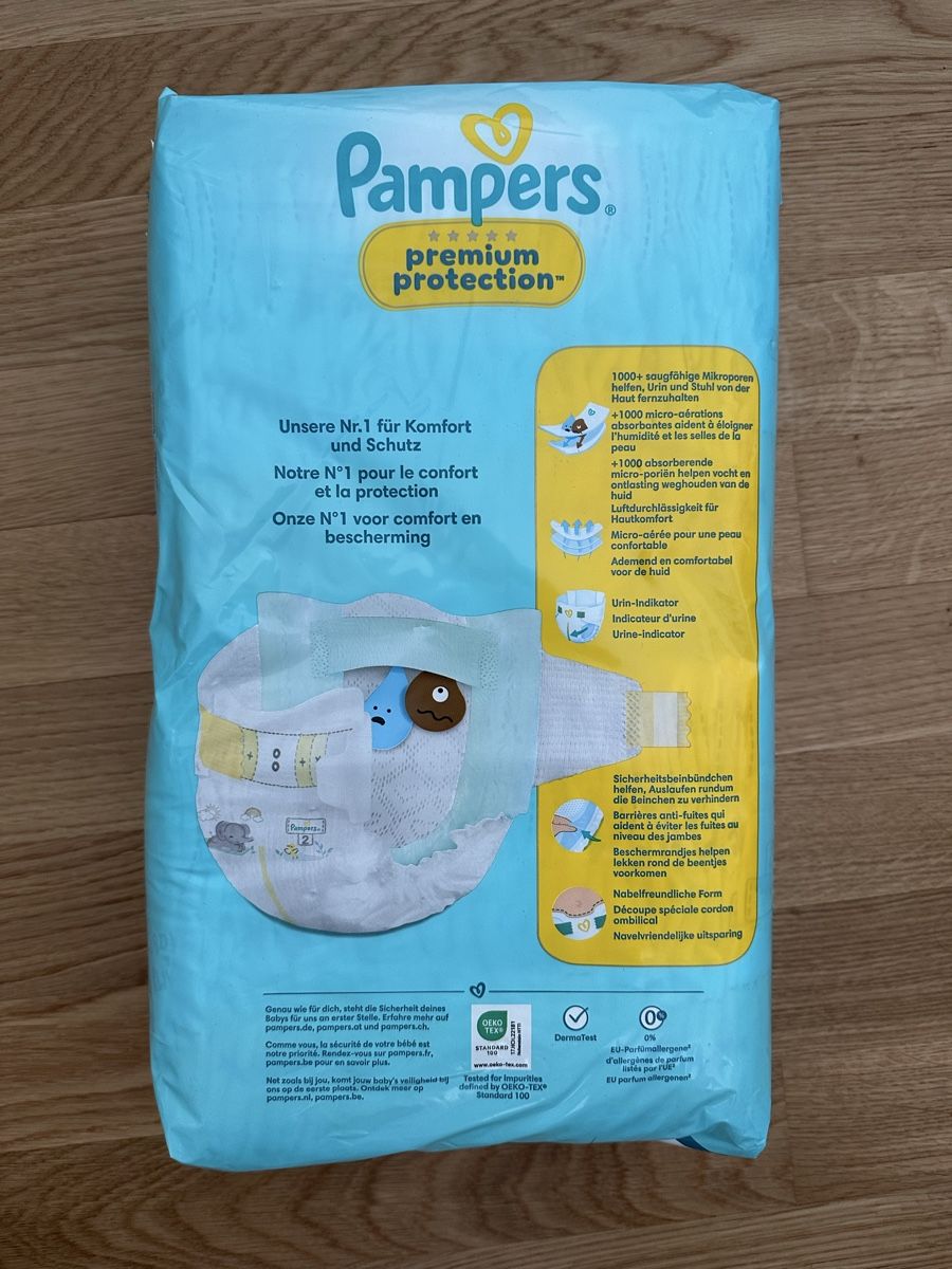 Pampers Secchi per pannolini & Pannolini: Pampers Premium Protection Windeln Grösse 2 – Nuovo e nell'imballaggio originale da Andermatt venduto da kru_2tdt 1