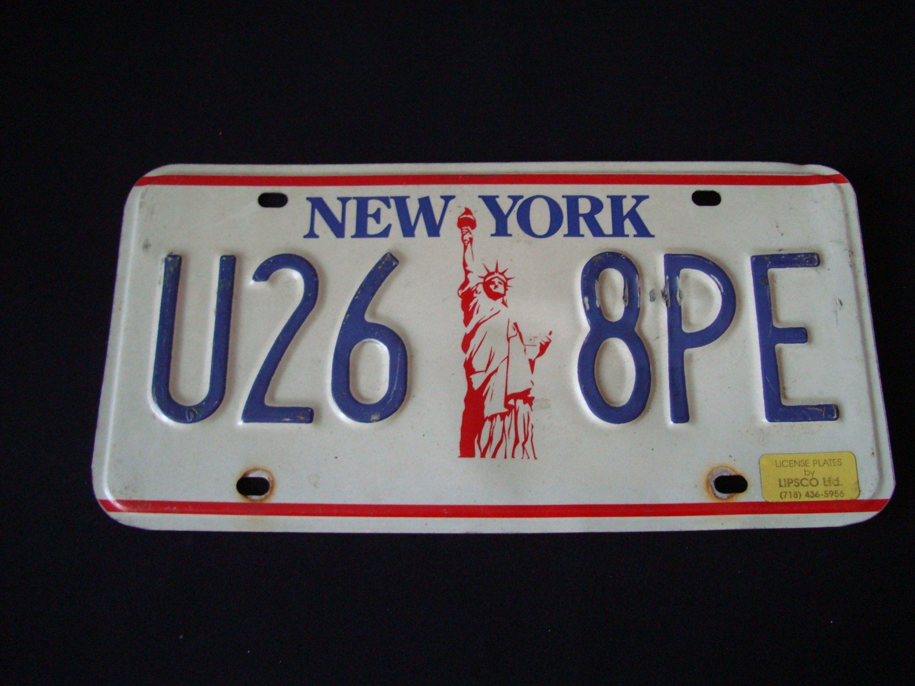 Schilder: NEW YORK U26 8PE – Gebraucht aus Scherz von 5246